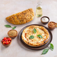 Pizza + Garlic Bread